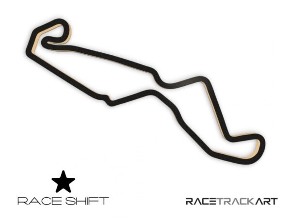 Race Shift Circuit Assen TT Netherlands The Cathedral 3D Track Art