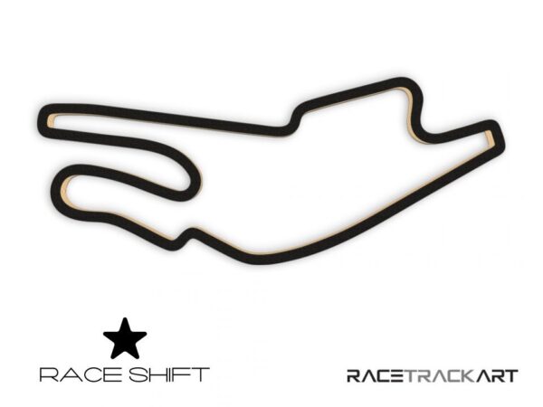 Race Shift Circuit Bugatti France 3D Track Art