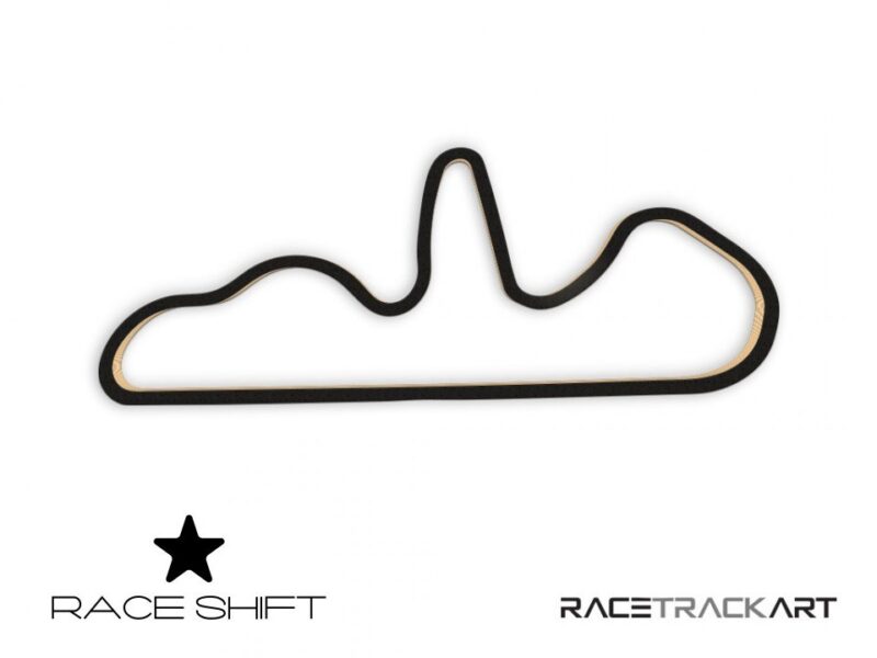 Race Shift Circuit Dijon Prenois GP France 3D Track Art