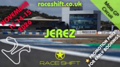 2026 JEREZ II (Spain) 3 Day Weekend Event - PROMOTION PRICE*