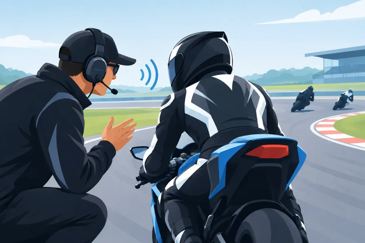 Motorcycle Track Day Intercom Coaching That Works