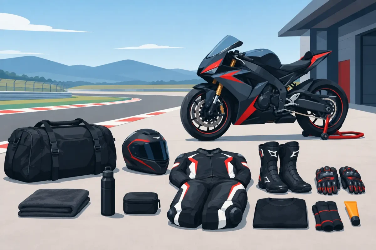 Motorcycle Track Day Packing List for Fast Laps