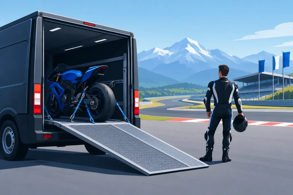 Motorcycle Transport for European Track Days