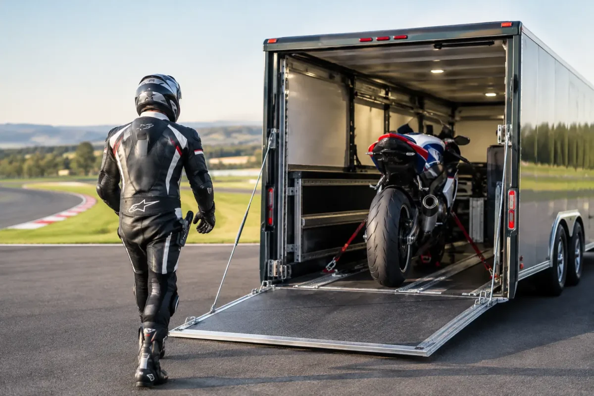 Why Use Motorcycle Transporters for Track Days?